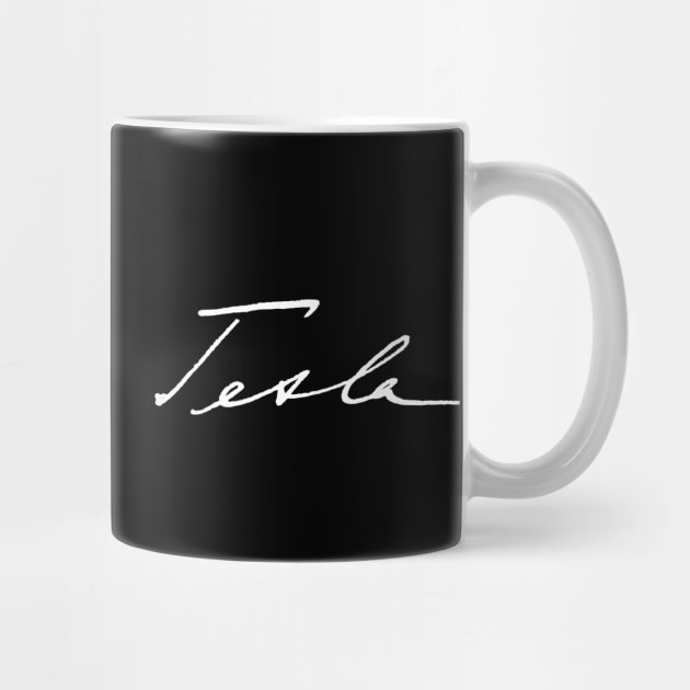 Signature of Nikola Tesla, Inventor and Engineer by TuncGK
